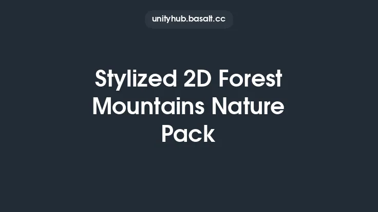 Stylized 2D Forest Mountains Nature Pack Thumbnail