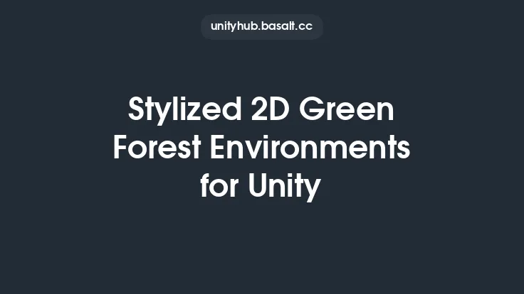 Stylized 2D Green Forest Environments for Unity Thumbnail