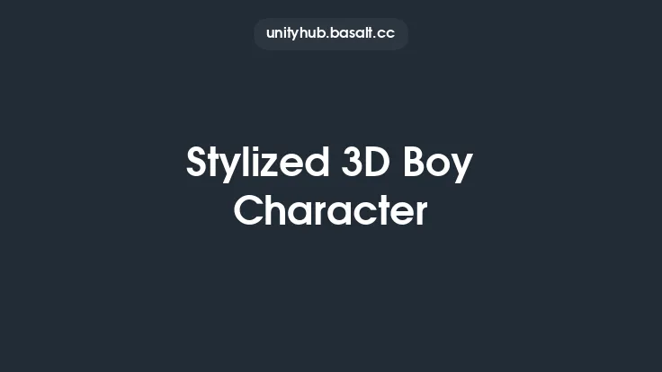 Stylized 3D Boy Character Thumbnail