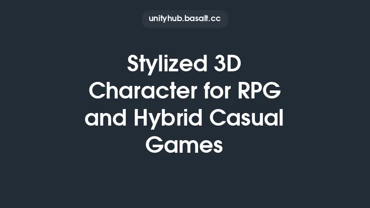 Stylized 3D Character for RPG and Hybrid Casual Games Thumbnail