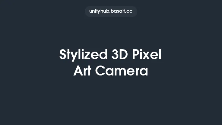 Stylized 3D Pixel Art Camera Thumbnail