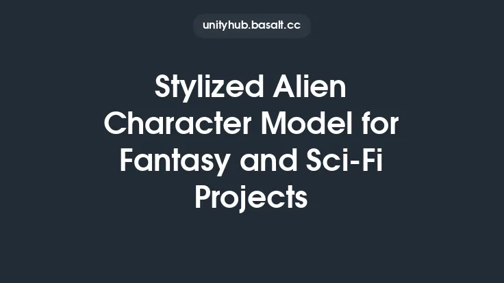 Stylized Alien Character Model for Fantasy and Sci-Fi Projects Thumbnail