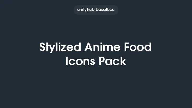 Stylized Anime Food Icons Pack Thumbnail