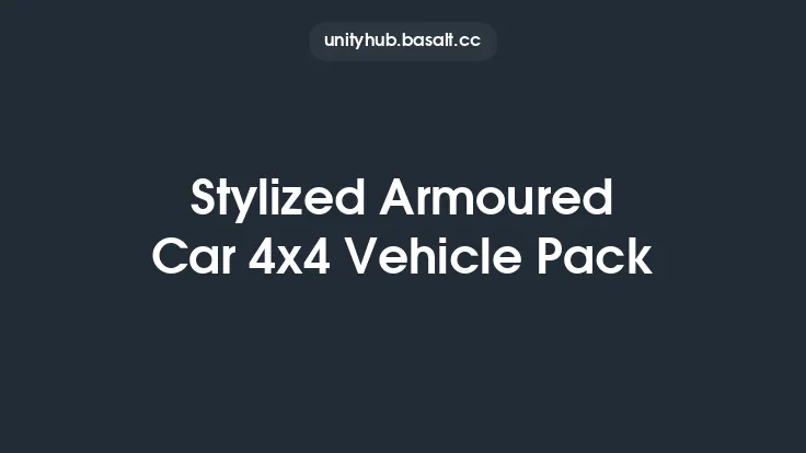 Stylized Armoured Car 4x4 Vehicle Pack Thumbnail