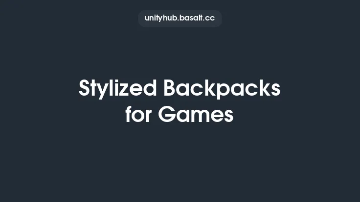 Stylized Backpacks for Games Thumbnail