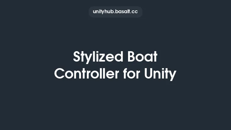 Stylized Boat Controller for Unity Thumbnail