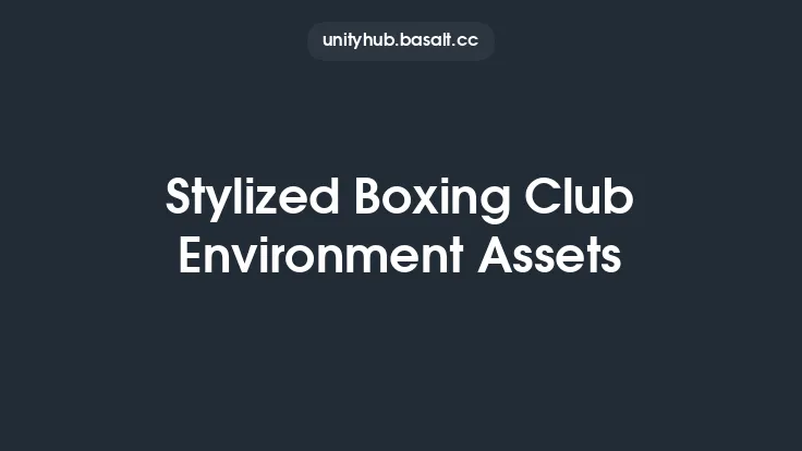 Stylized Boxing Club Environment Assets Thumbnail