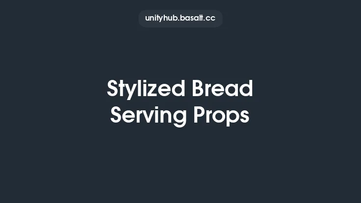 Stylized Bread Serving Props Thumbnail