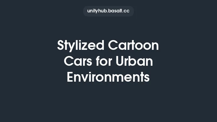 Stylized Cartoon Cars for Urban Environments Thumbnail
