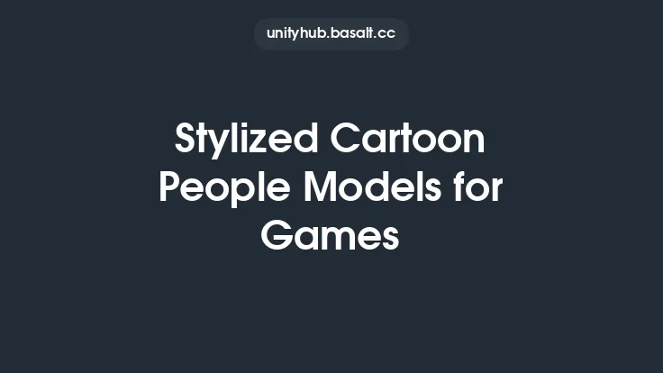 Stylized Cartoon People Models for Games Thumbnail