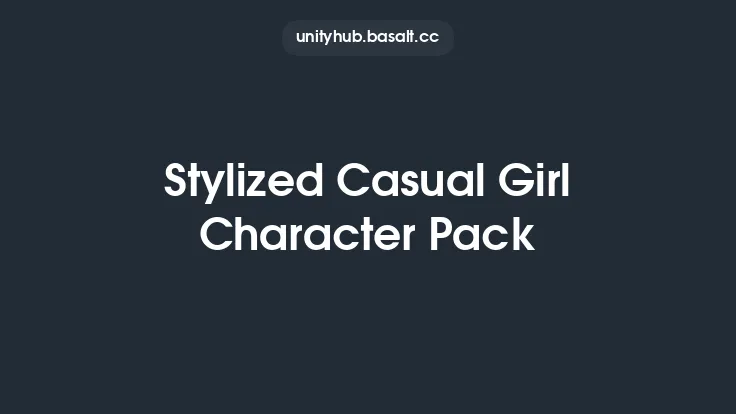 Stylized Casual Girl Character Pack Thumbnail