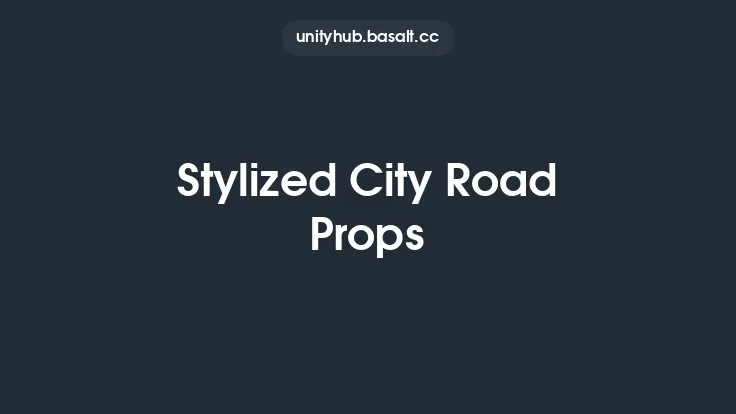 Stylized City Road Props Thumbnail