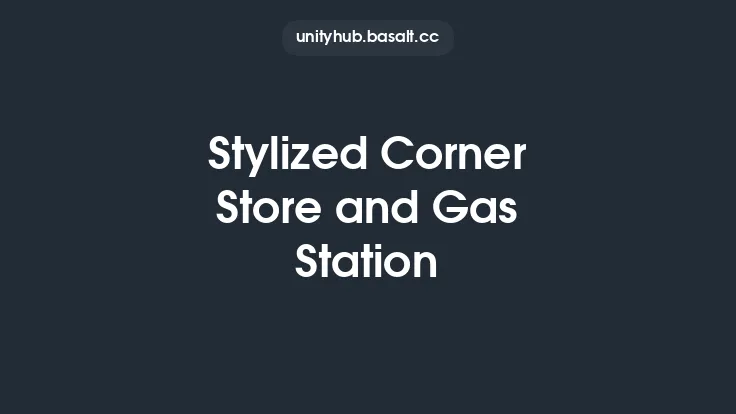 Stylized Corner Store and Gas Station Thumbnail