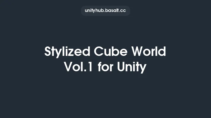 Stylized Cube World Vol.1 for Unity Thumbnail