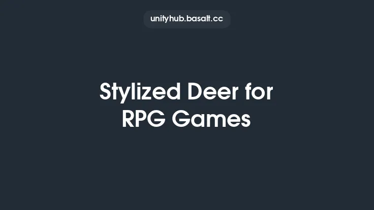 Stylized Deer for RPG Games Thumbnail