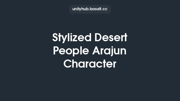 Stylized Desert People Arajun Character Thumbnail