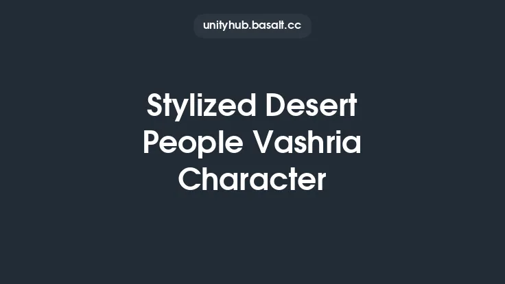 Stylized Desert People Vashria Character Thumbnail