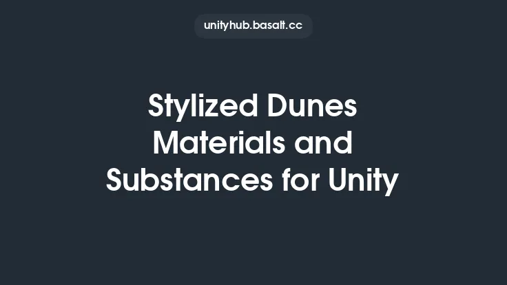 Stylized Dunes Materials and Substances for Unity Thumbnail