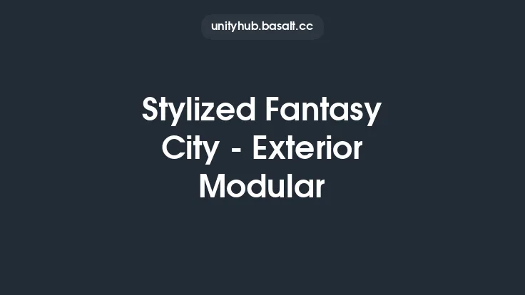 Stylized Fantasy City - Exterior Modular Thumbnail