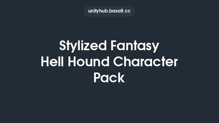 Stylized Fantasy Hell Hound Character Pack Thumbnail