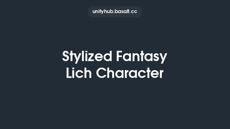 Stylized Fantasy Lich Character Thumbnail