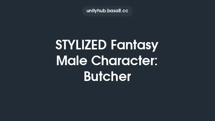 STYLIZED Fantasy Male Character: Butcher Thumbnail