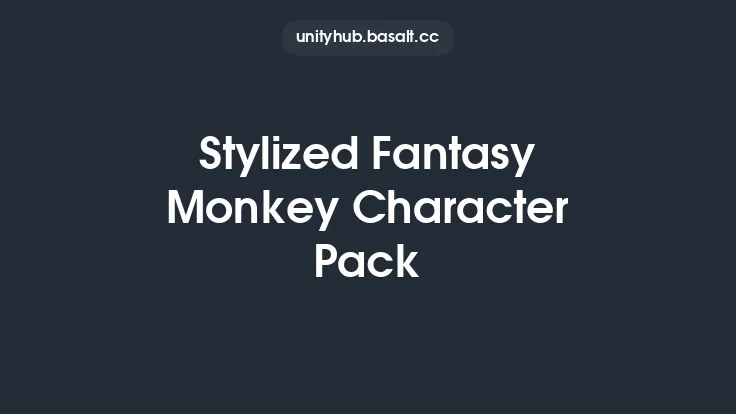 Stylized Fantasy Monkey Character Pack Thumbnail