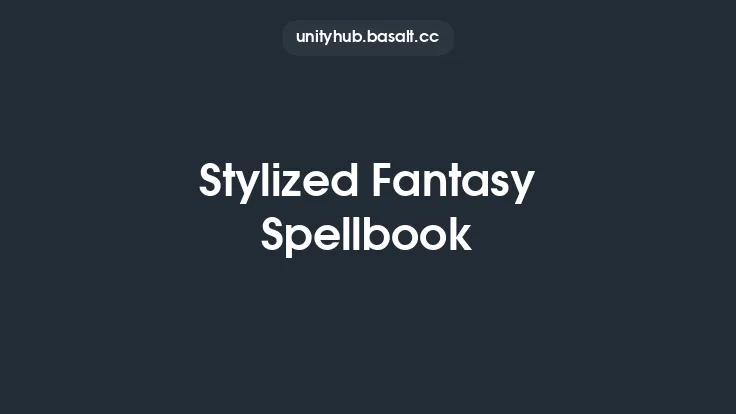 Stylized Fantasy Spellbook Thumbnail