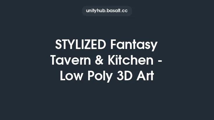 STYLIZED Fantasy Tavern & Kitchen - Low Poly 3D Art Thumbnail