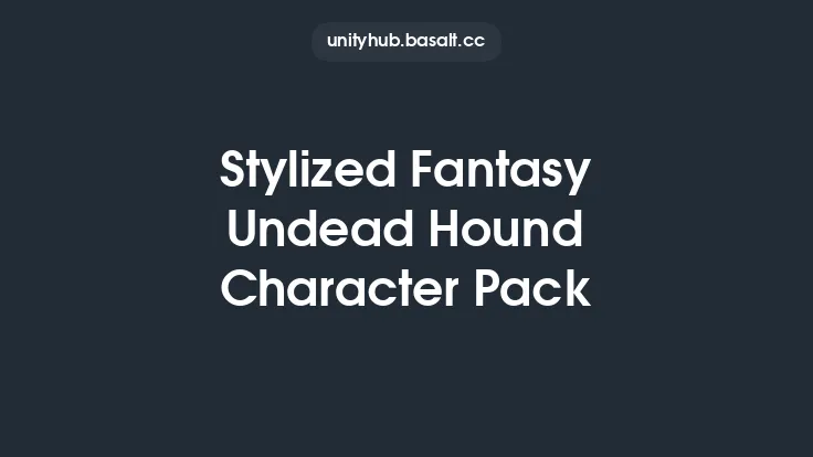 Stylized Fantasy Undead Hound Character Pack Thumbnail
