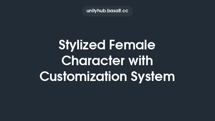 Stylized Female Character with Customization System Thumbnail