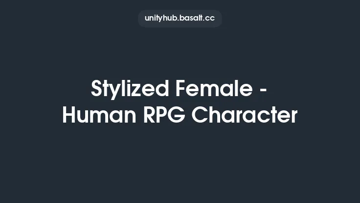 Stylized Female - Human RPG Character Thumbnail