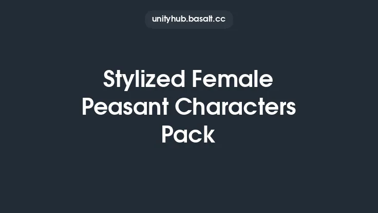 Stylized Female Peasant Characters Pack Thumbnail