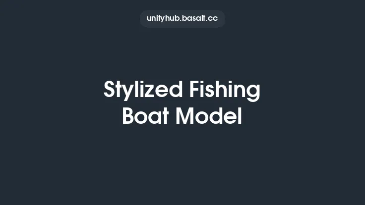 Stylized Fishing Boat Model Thumbnail
