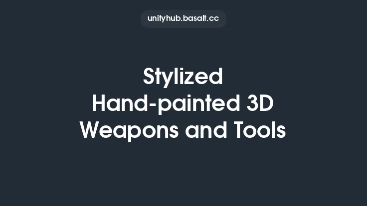 Stylized Hand-painted 3D Weapons and Tools Thumbnail
