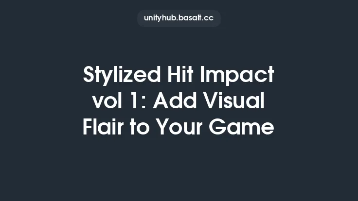 Stylized Hit Impact vol 1: Add Visual Flair to Your Game Thumbnail