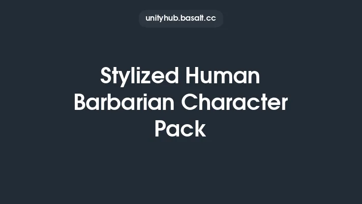Stylized Human Barbarian Character Pack Thumbnail