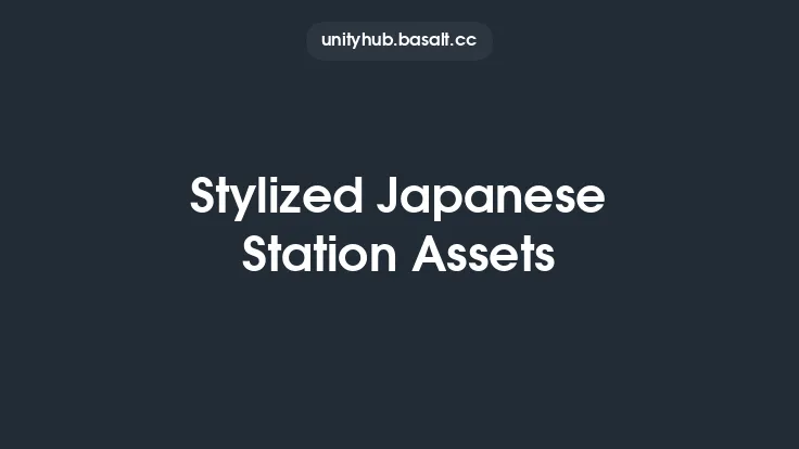 Stylized Japanese Station Assets Thumbnail
