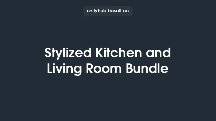 Stylized Kitchen and Living Room Bundle Thumbnail