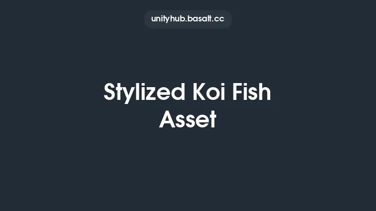 Stylized Koi Fish Asset Thumbnail