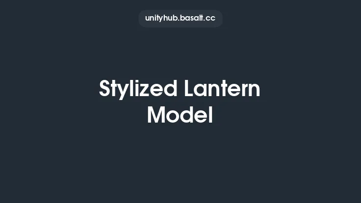 Stylized Lantern Model Thumbnail