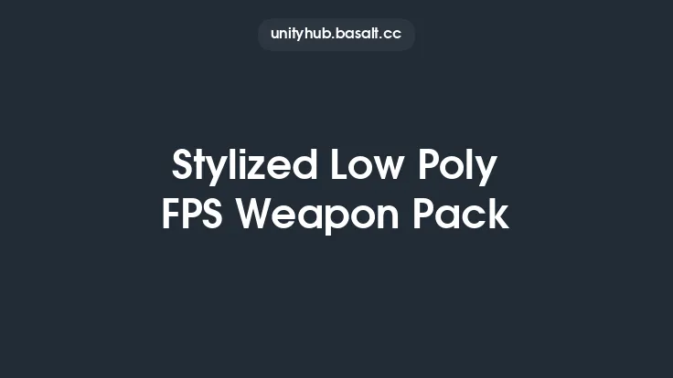 Stylized Low Poly FPS Weapon Pack Thumbnail