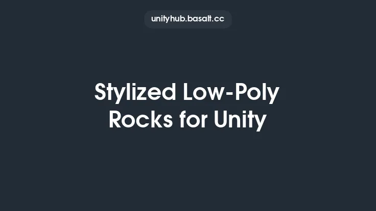 Stylized Low-Poly Rocks for Unity Thumbnail