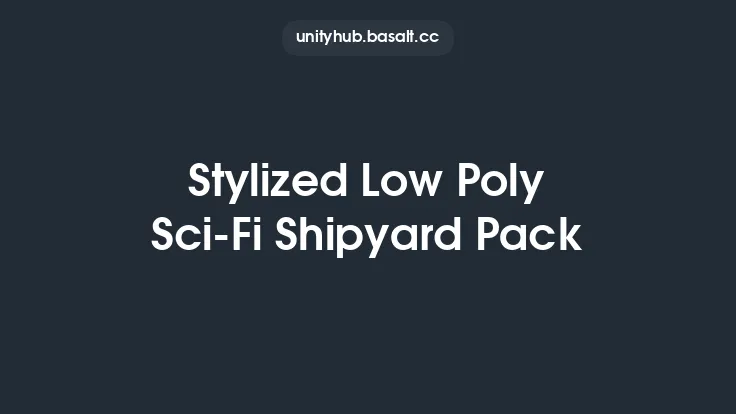 Stylized Low Poly Sci-Fi Shipyard Pack Thumbnail