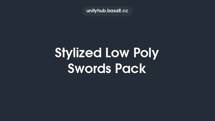 Stylized Low Poly Swords Pack Thumbnail