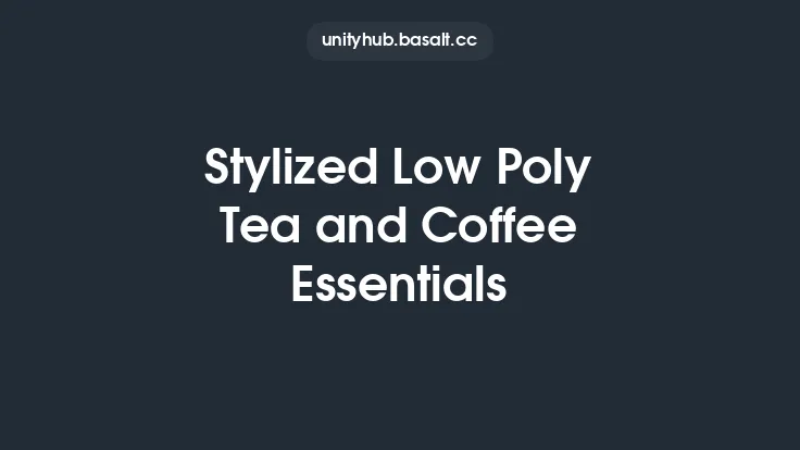 Stylized Low Poly Tea and Coffee Essentials Thumbnail