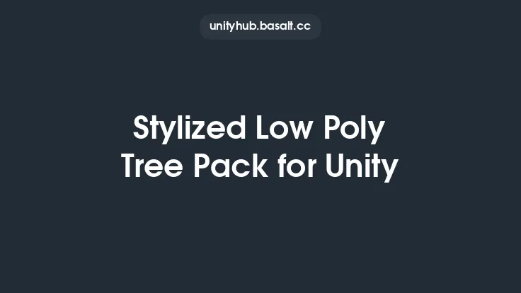 Stylized Low Poly Tree Pack for Unity Thumbnail