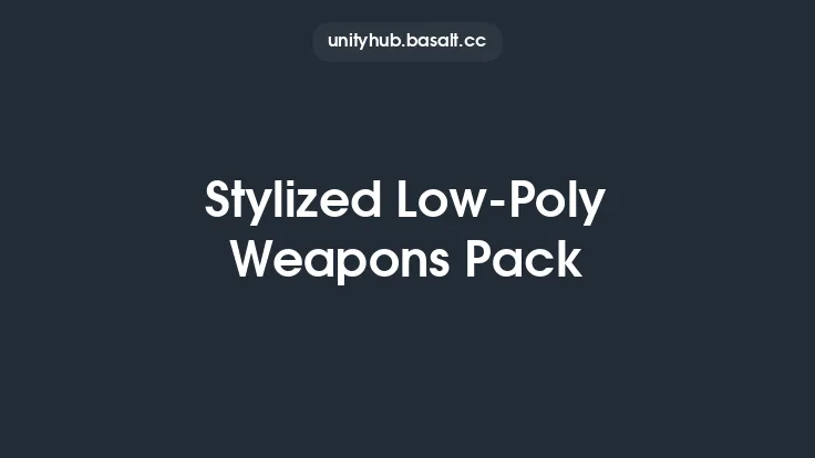 Stylized Low-Poly Weapons Pack Thumbnail