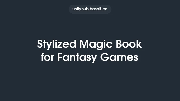 Stylized Magic Book for Fantasy Games Thumbnail