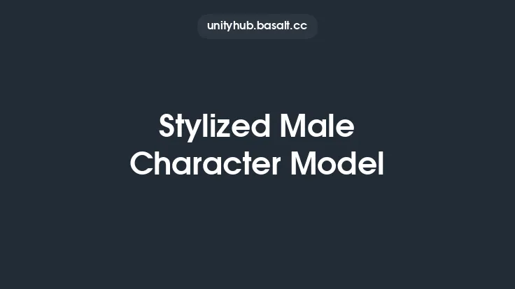 Stylized Male Character Model Thumbnail